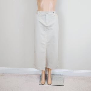 Gap Hutton 100% Cotton Split Front Skirt